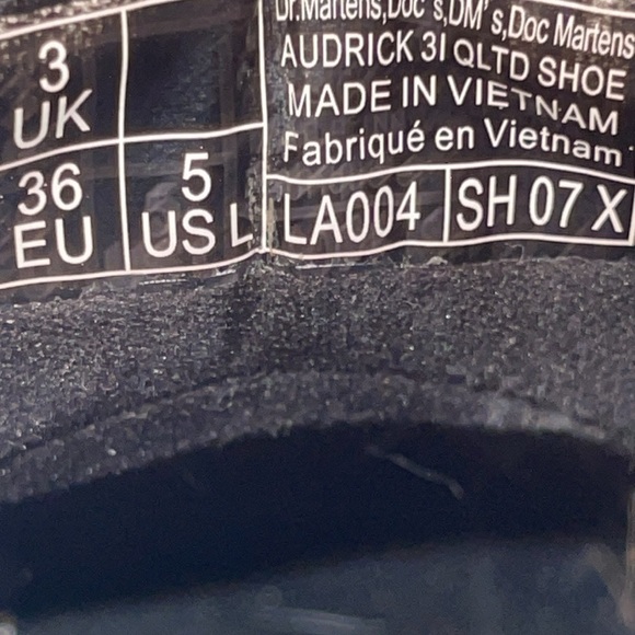 Dr Martens Audrick 3 Quilted Shoe | Size 5 Women - Picture 12 of 12